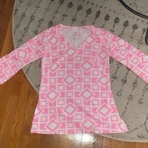 Mahi Gold Mid sleeve tunic top